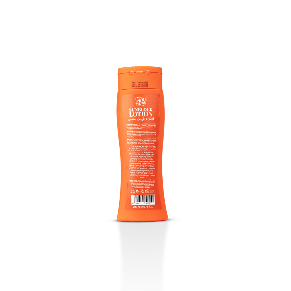 Pure Life Sunblock 50 SPF 200 ml