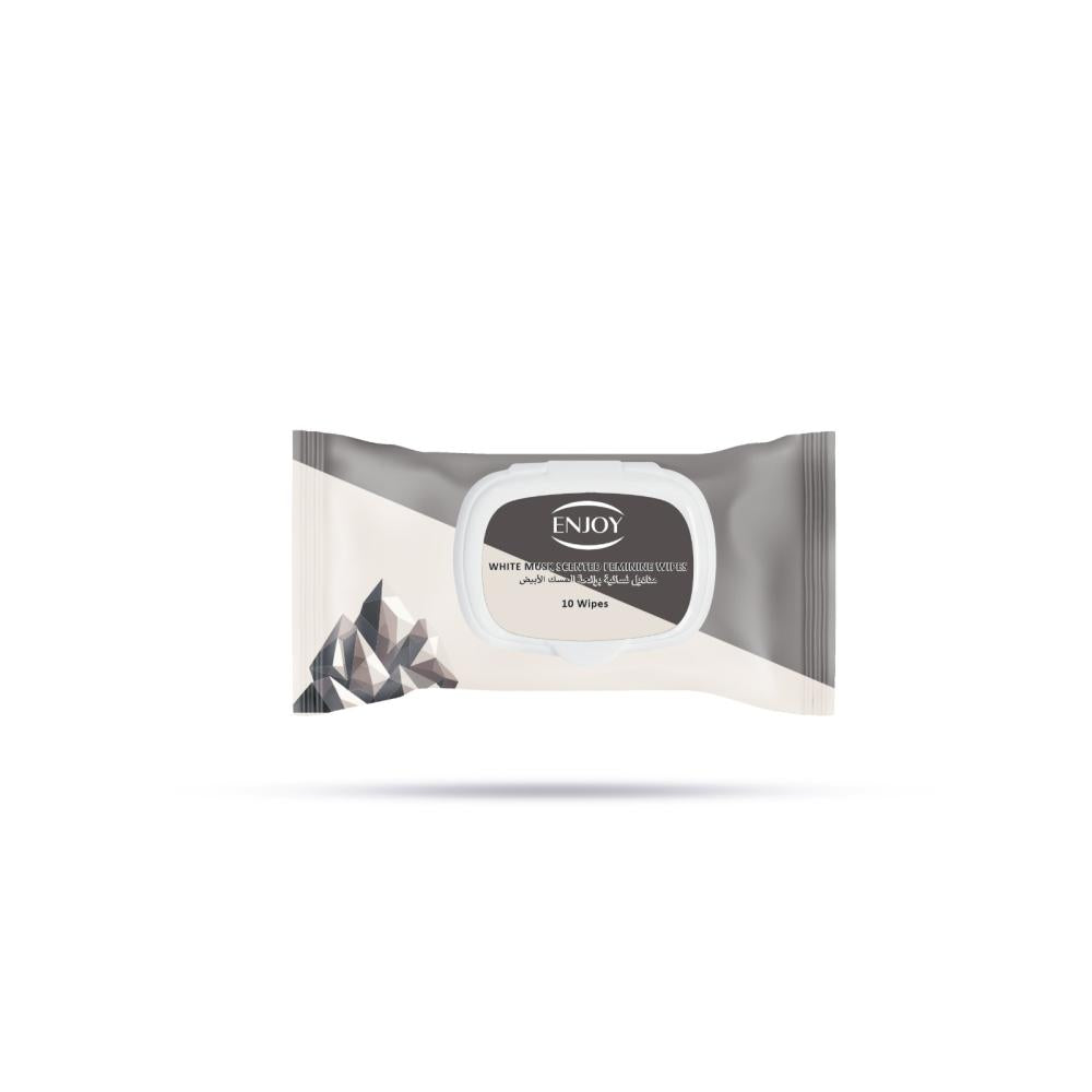 ENJOY Women's Wipes 10s with Musk of Purity White