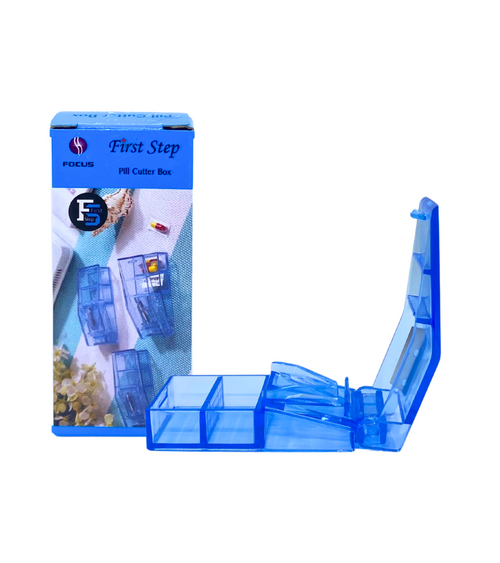First Step Pill Cutter Blue Color