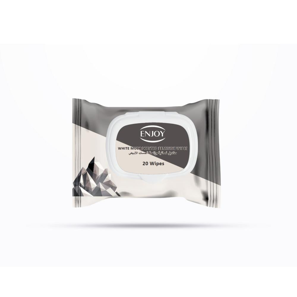 ENJOY Women's Wipes 20s with Musk of Purity White