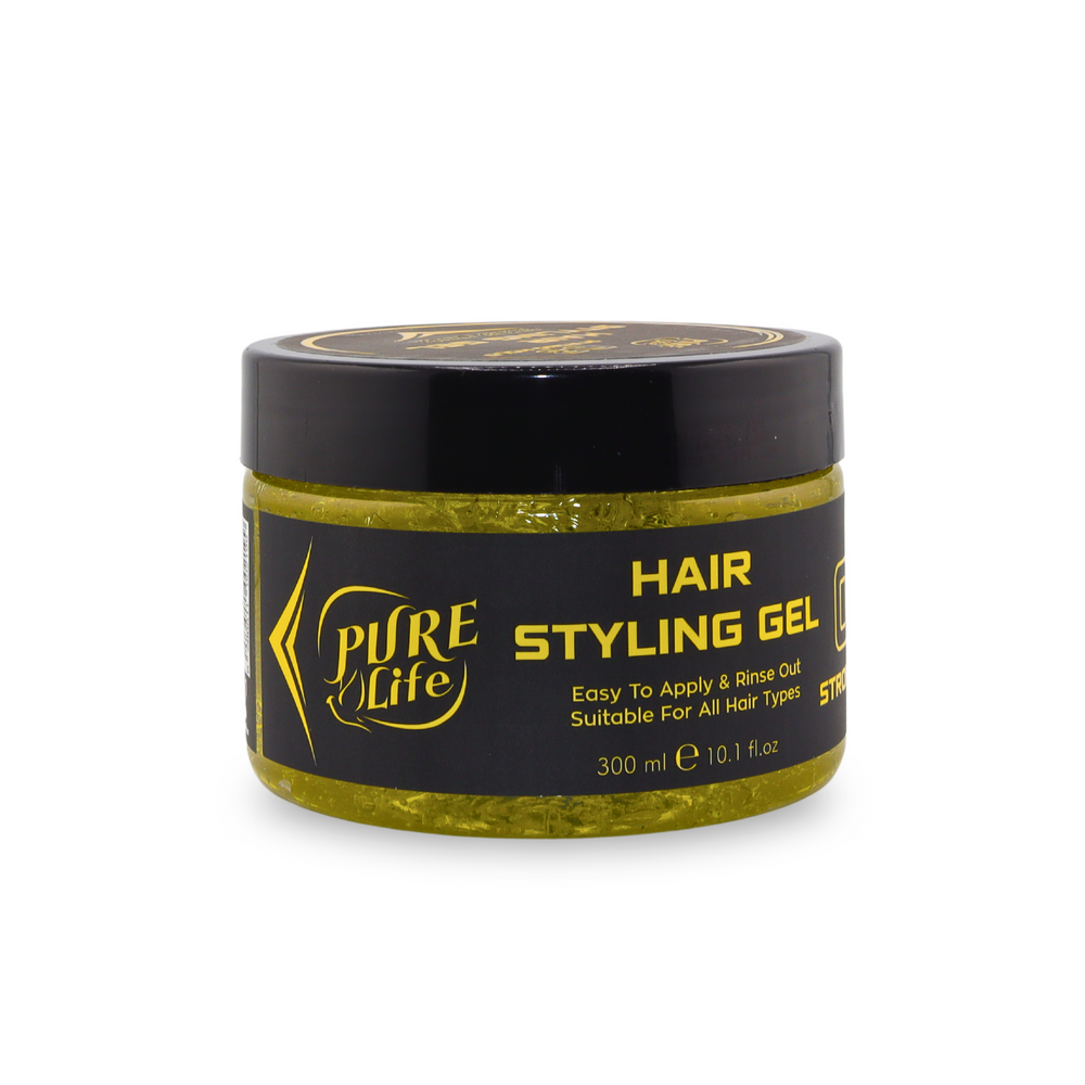 Pure Life Hair Styling Gel Strong Hold Yellow 300 ml 03