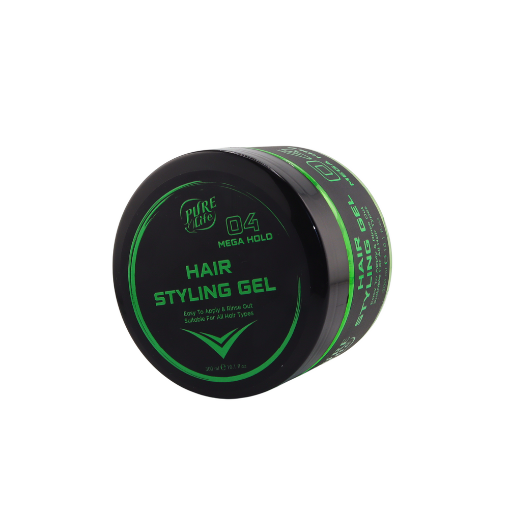 Pure Life Hair Styling Gel Mega Hold Green 300 ml 04