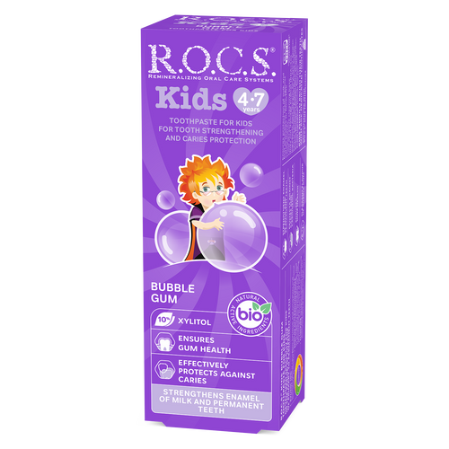 ROCS Toothpaste Kids 3-7 Years Fruity Cone 45 g