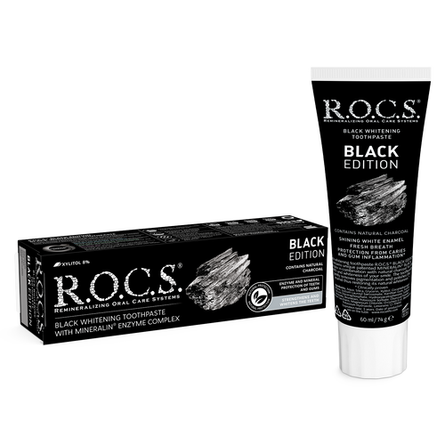 ROCS Toothpaste Black Edition Whitening 74 g