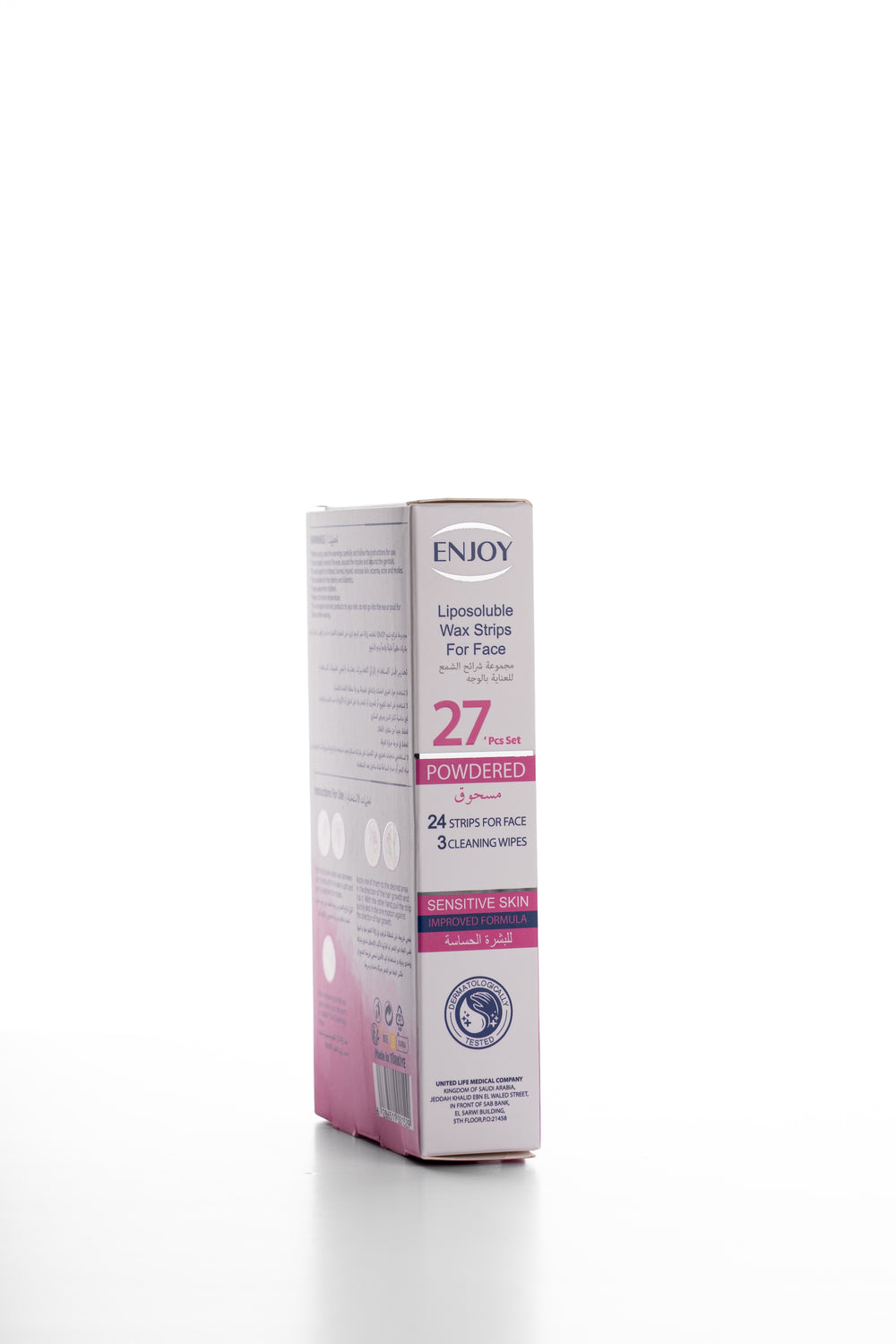 Enjoy Liposoluble Face Wax Strips For Sensitive Skin 27 pcs