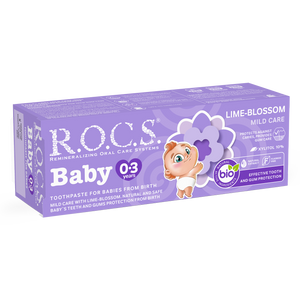 ROCS Toothpaste Baby 0-3 Years Lime-Blossom 45 g