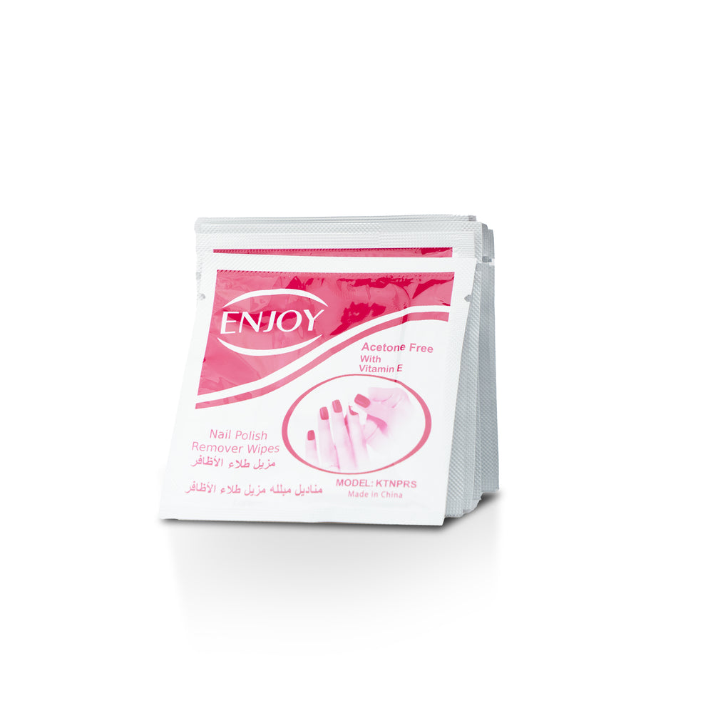 Enjoy Acetone Nail Polish Remover Wipes 10 pcs