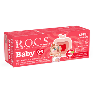 ROCS Toothpaste Baby 0-3 Years Apple 45 g