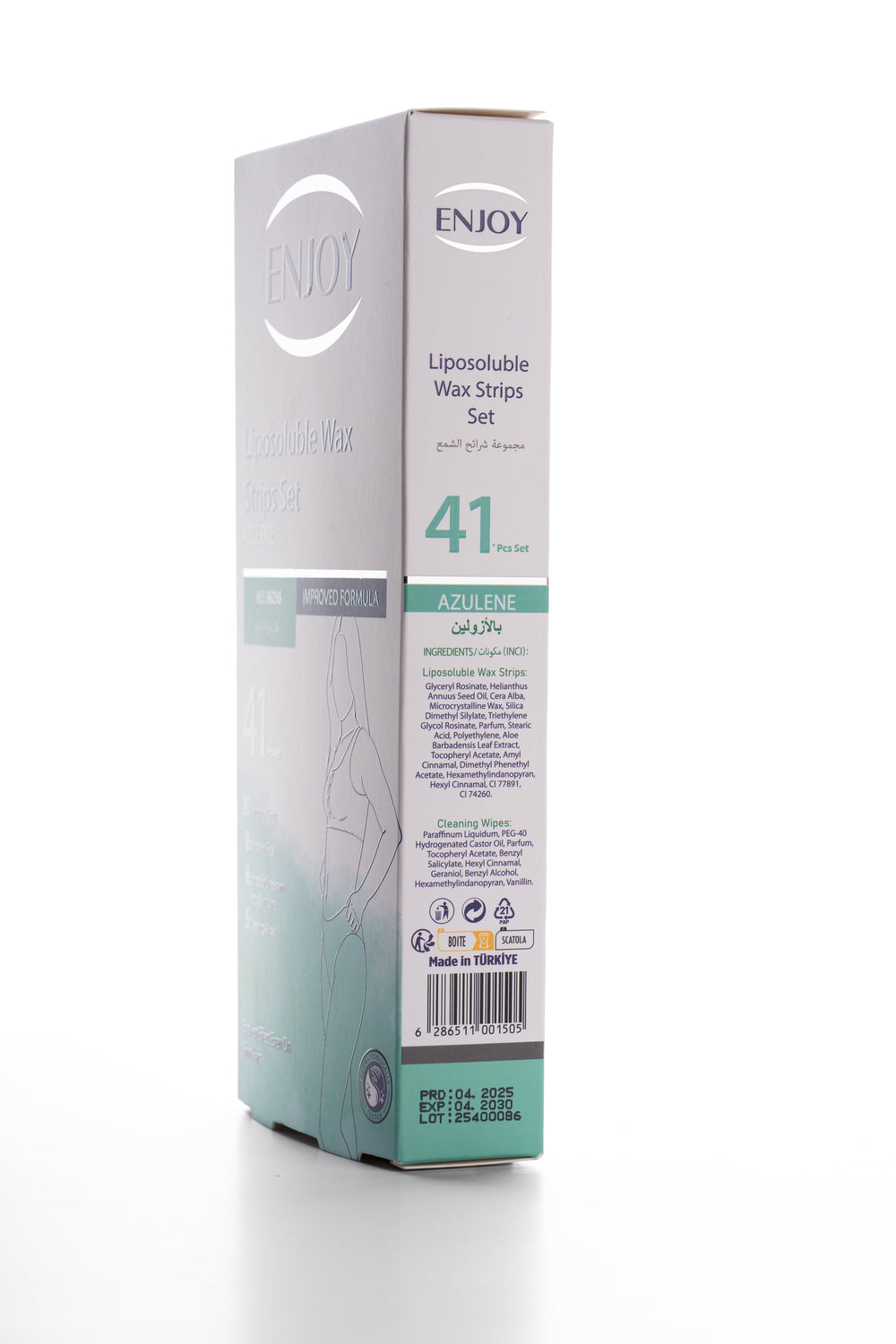 Enjoy Liposoluble Wax Strips Set For All Skins 41 pcs