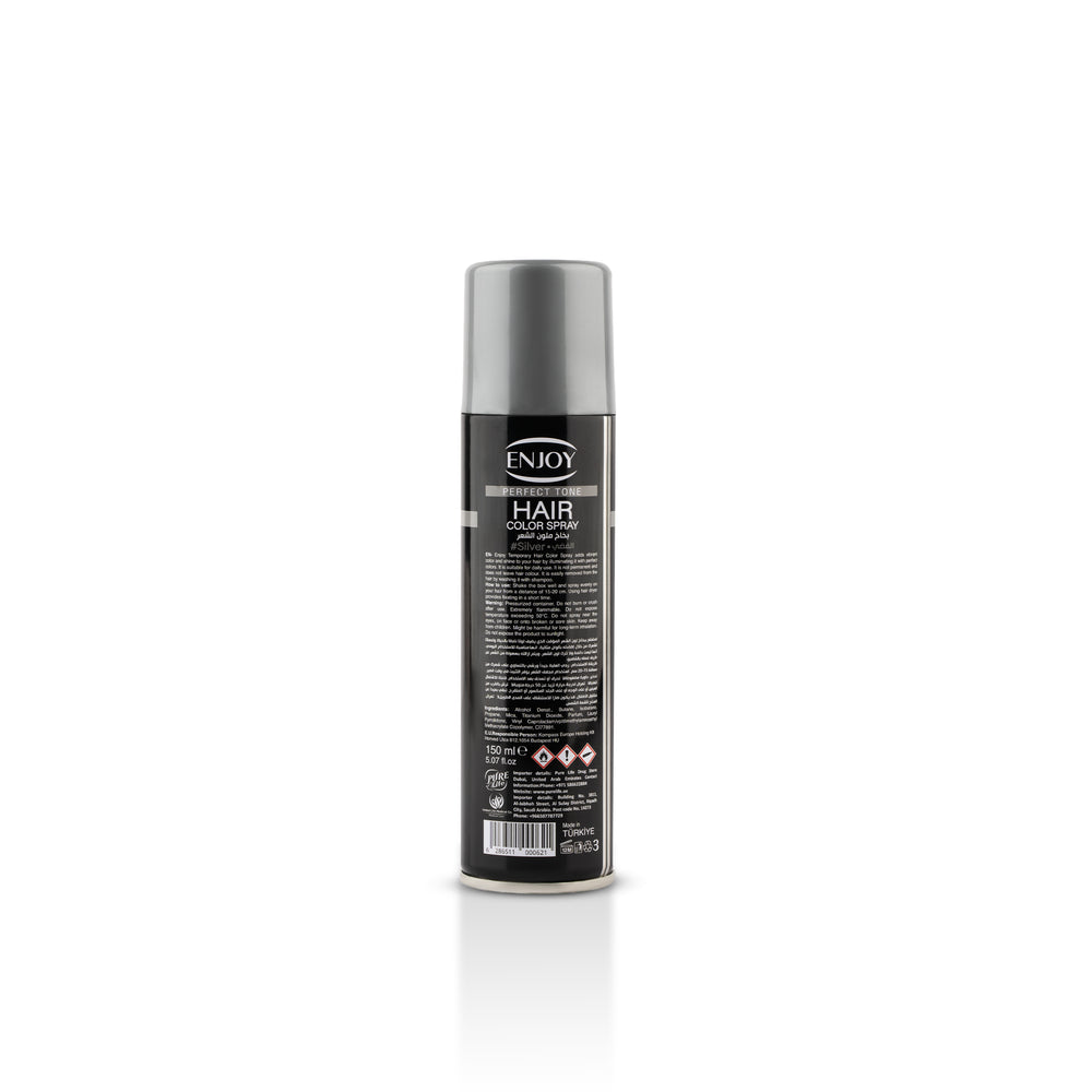 Enjoy Perfect Tone Hair Color Spray Silver 150 ml