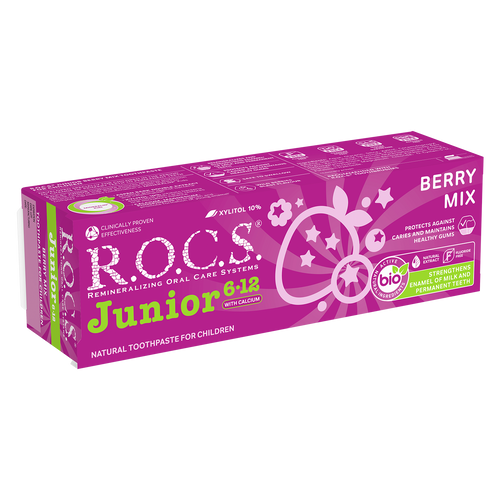 ROCS Toothpaste Junior 6-12 Years Berry Mix 74 g