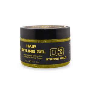 Pure Life Hair Styling Gel Strong Hold Yellow 300 ml 03