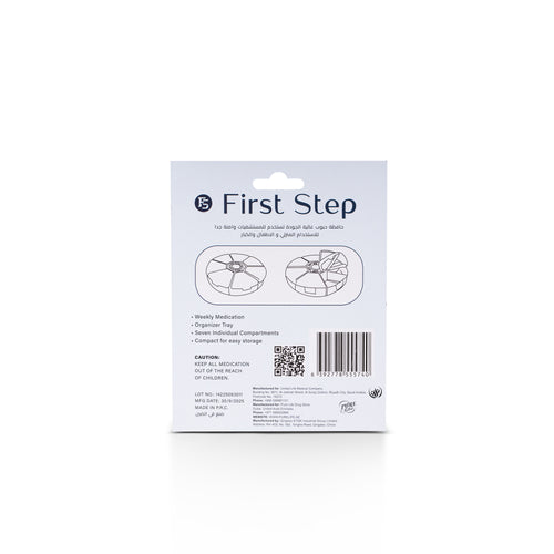 First Step Pill Box Round Weekly