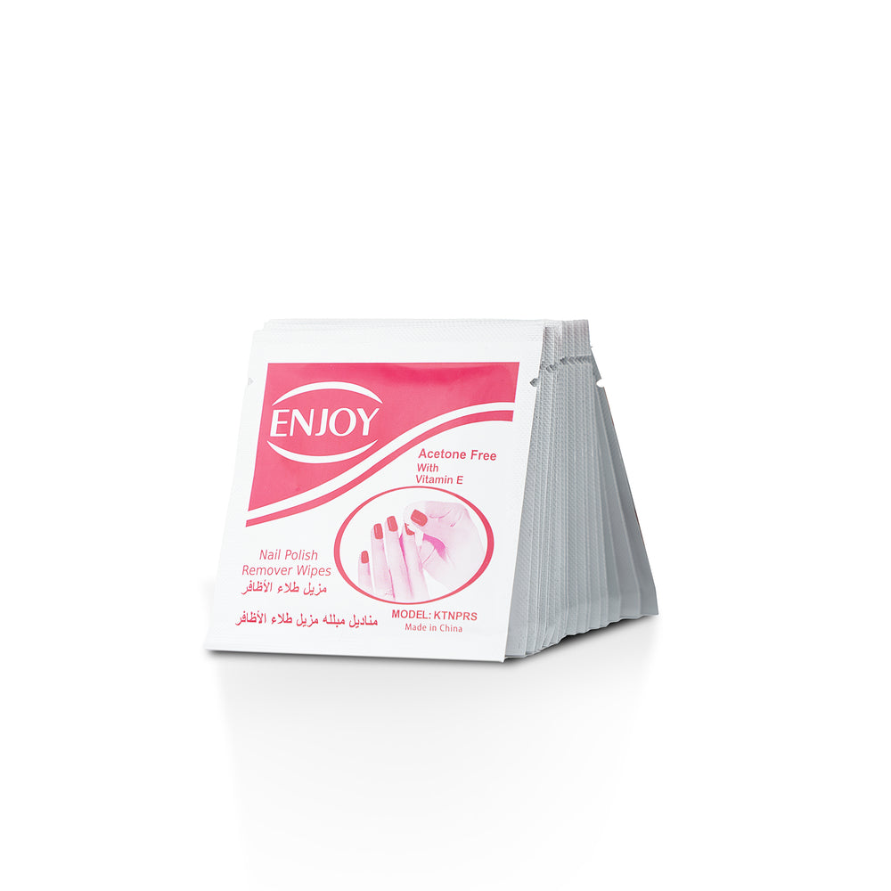Enjoy AcetoneNail Polish Remover Wipes 25 pcs
