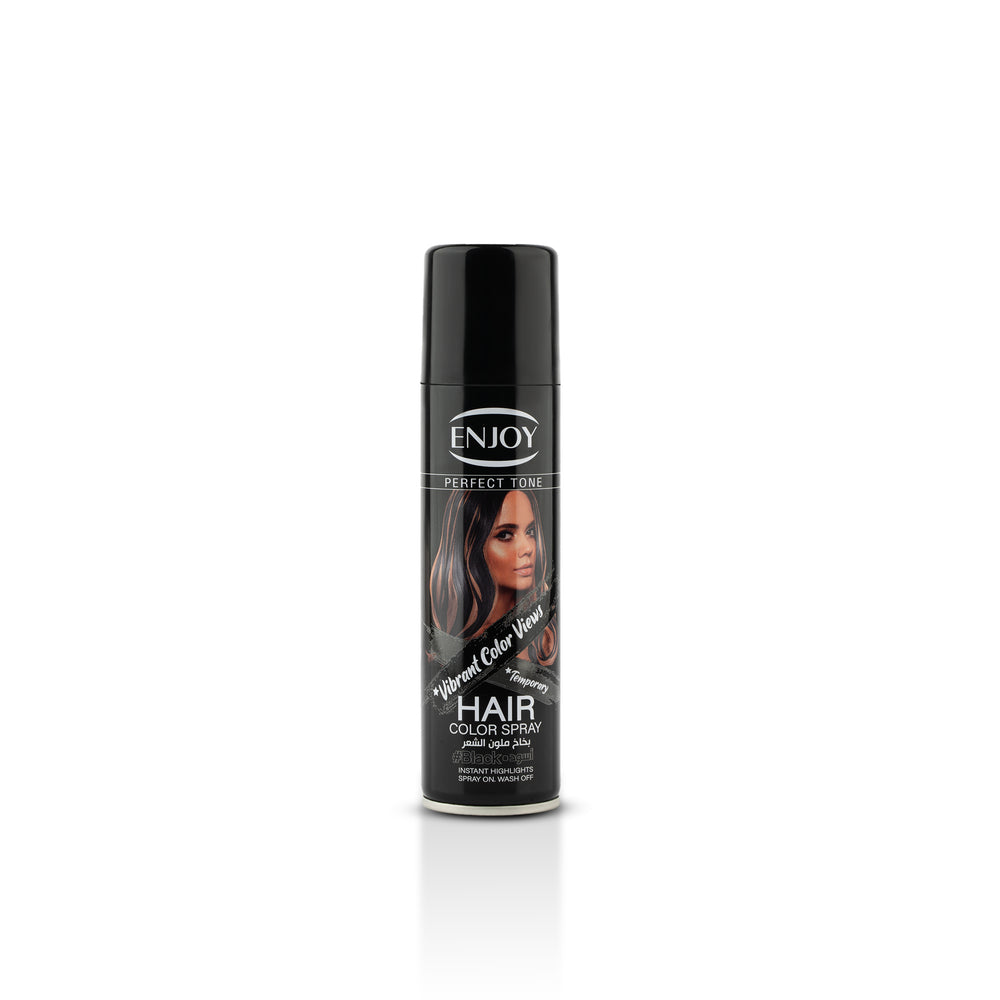 Enjoy Perfect Tone Hair Color Spray Black 150 ml