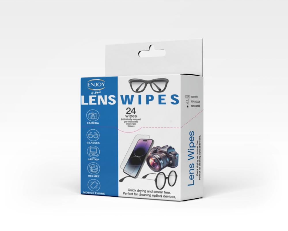 ENJOY Lens Wipes 24s Individually wapped