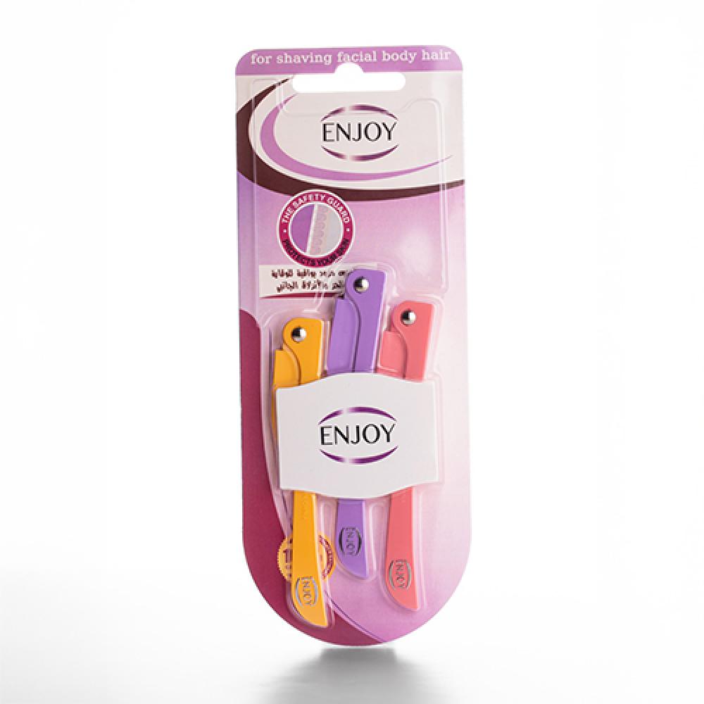 Enjoy Razor For Shaving Facial Body Hair 3 pcs