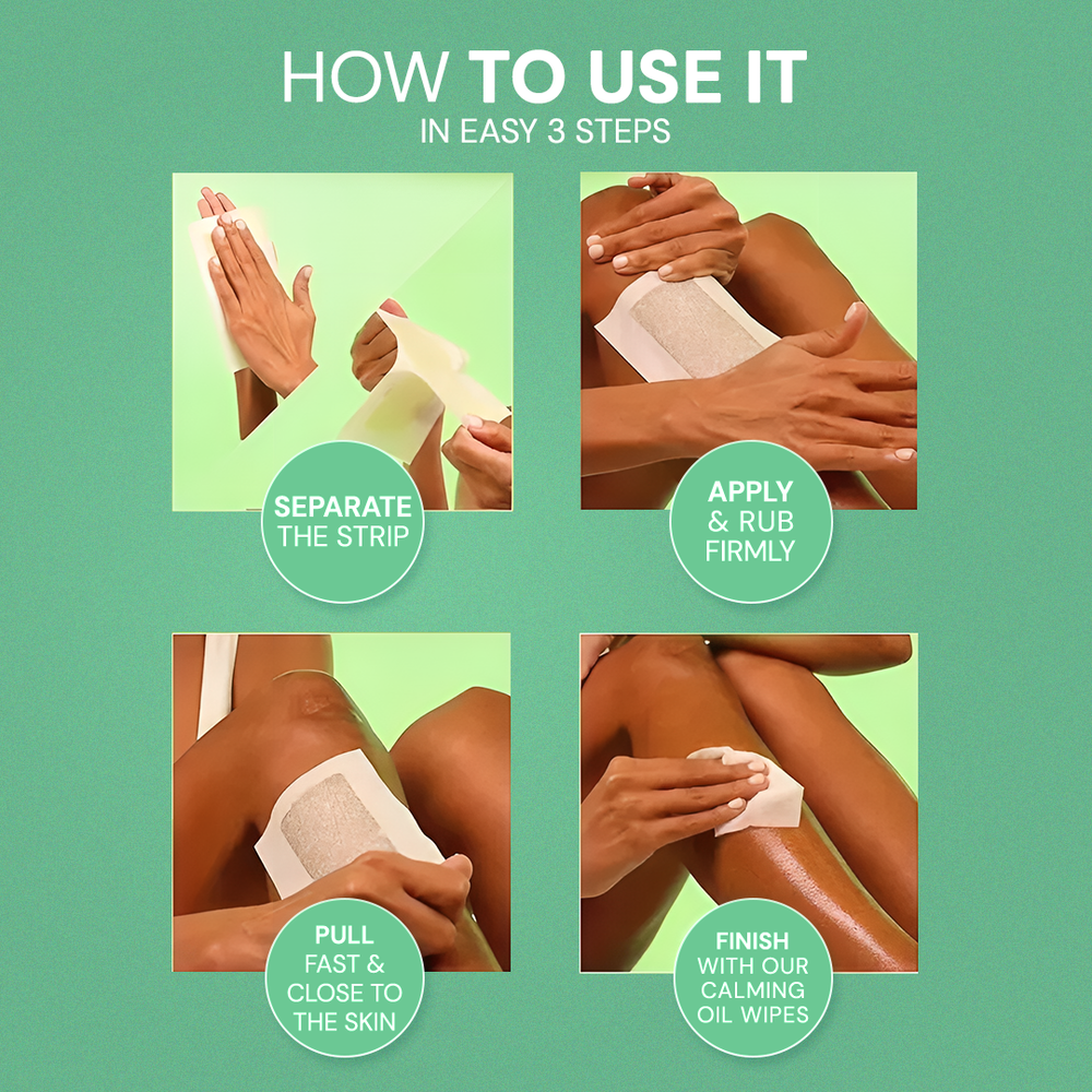 Enjoy Liposoluble Wax Strips Set For Normal Skin 41 pcs