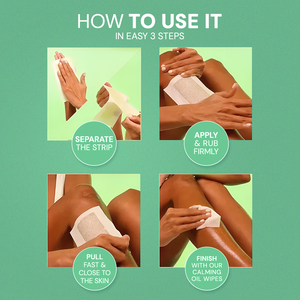 Enjoy Liposoluble Wax Strips Set For Normal Skin 41 pcs