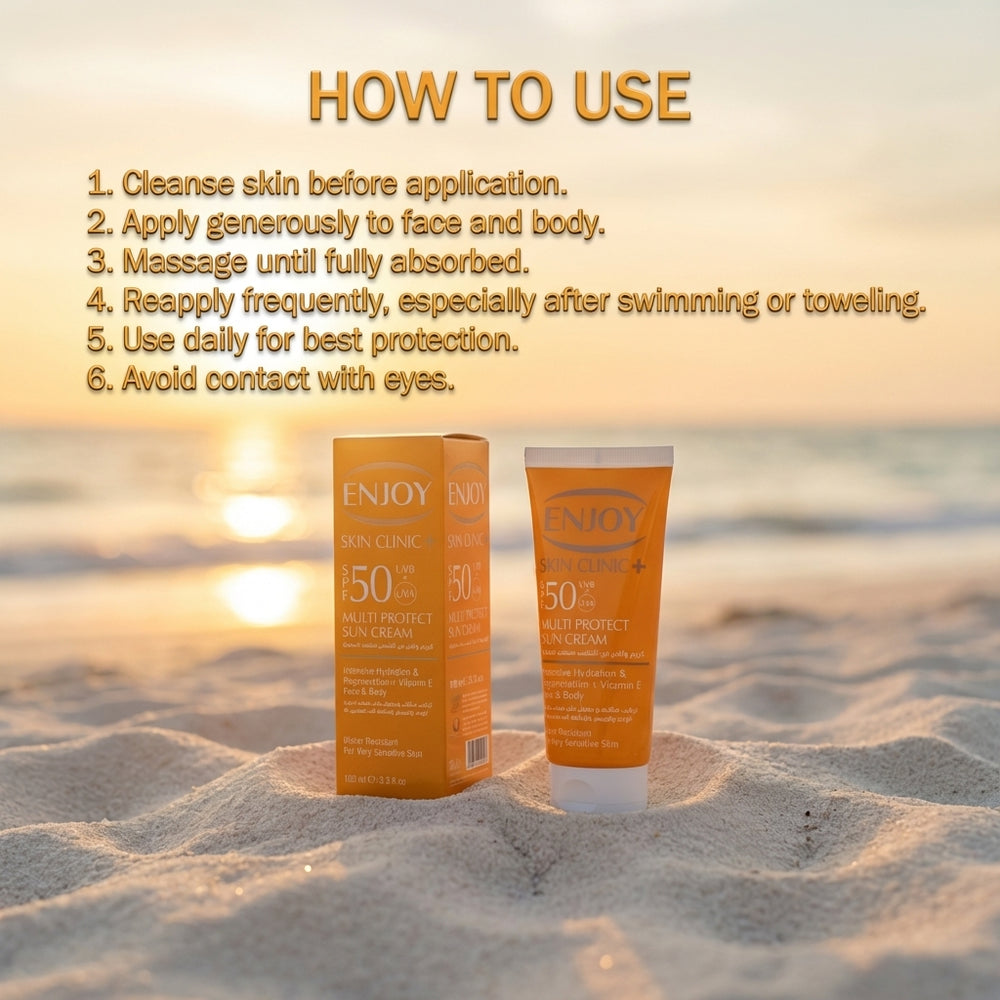 Enjoy Sun Block SPF +50 Cream 100 ml