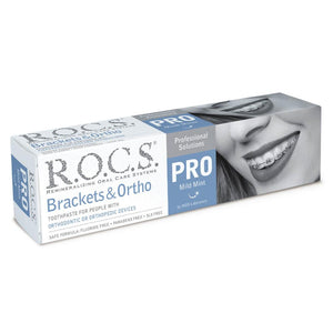 ROCS Toothpaste Pro Brackets & Ortho Mild Mint 135 g