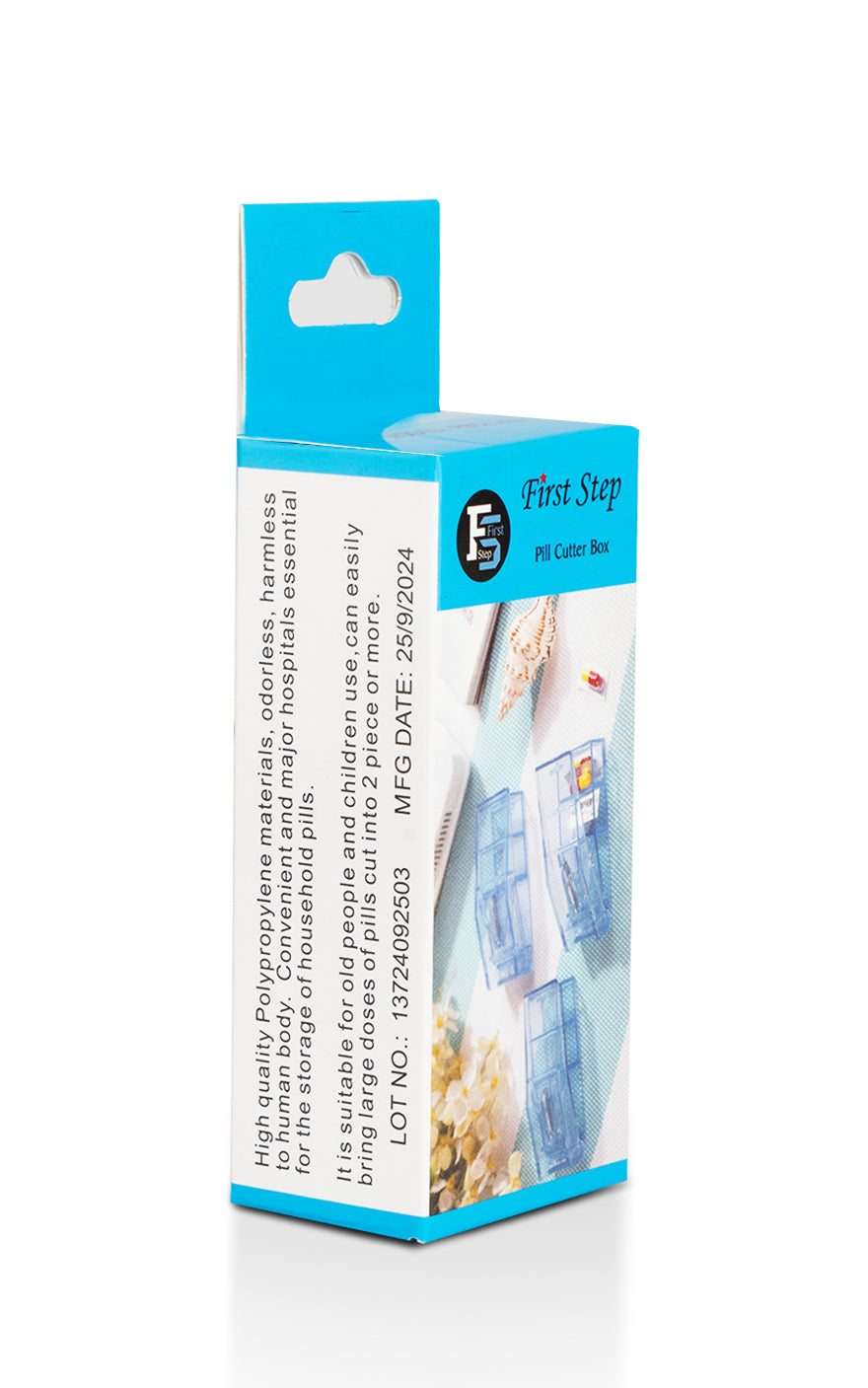First Step Pill Cutter Blue Color