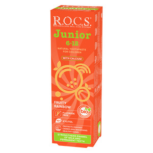 ROCS Toothpaste Junior 6-12 Years Fruity Rainbow 74 g