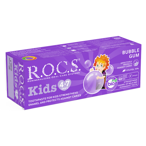 ROCS Toothpaste Kids 3-7 Years Fruity Cone 45 g