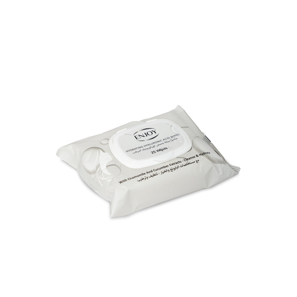 ENJOY Facial Wipes Hydrating Hyaluronic Acid 25s