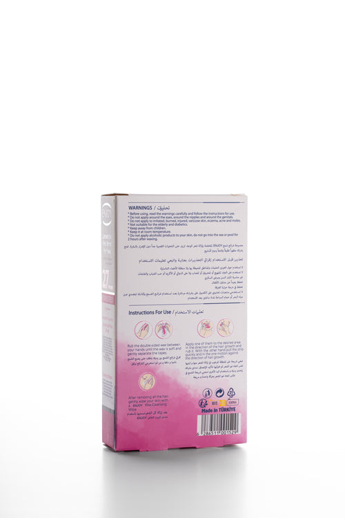 Enjoy Liposoluble Face Wax Strips For Sensitive Skin 27 pcs