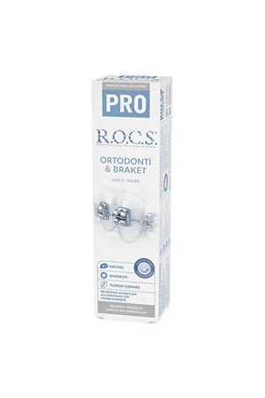 ROCS Toothpaste Pro Brackets & Ortho Mild Mint 135 g
