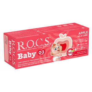 ROCS Toothpaste Baby 0-3 Years Apple 45 g