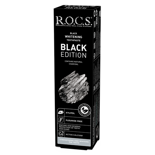 ROCS Toothpaste Black Edition Whitening 74 g